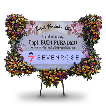 Papan Bunga, Duka Cita, White