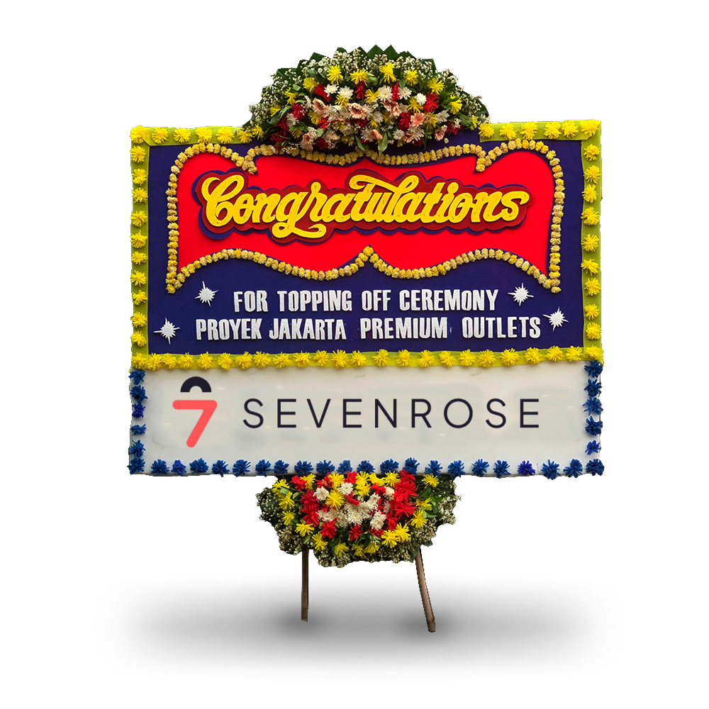 Papan Bunga, Congratulations, Biru