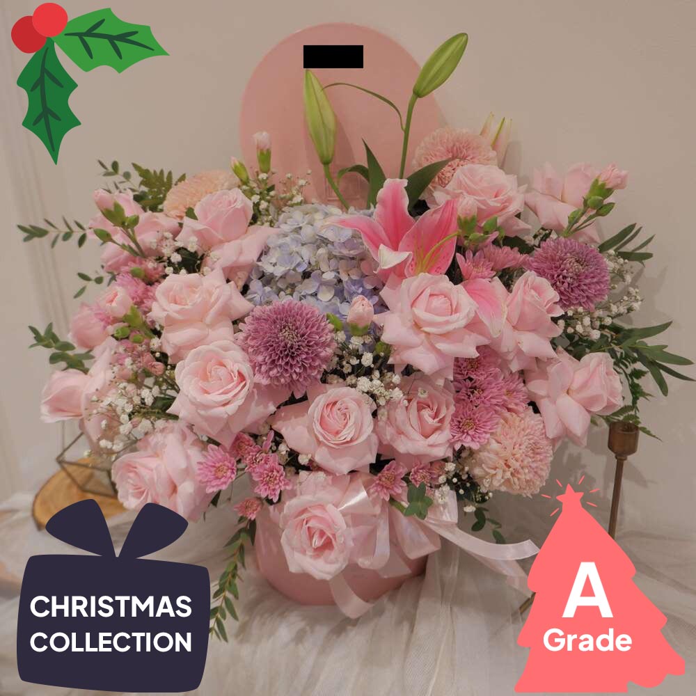 Christmas, Bloombox, Rose