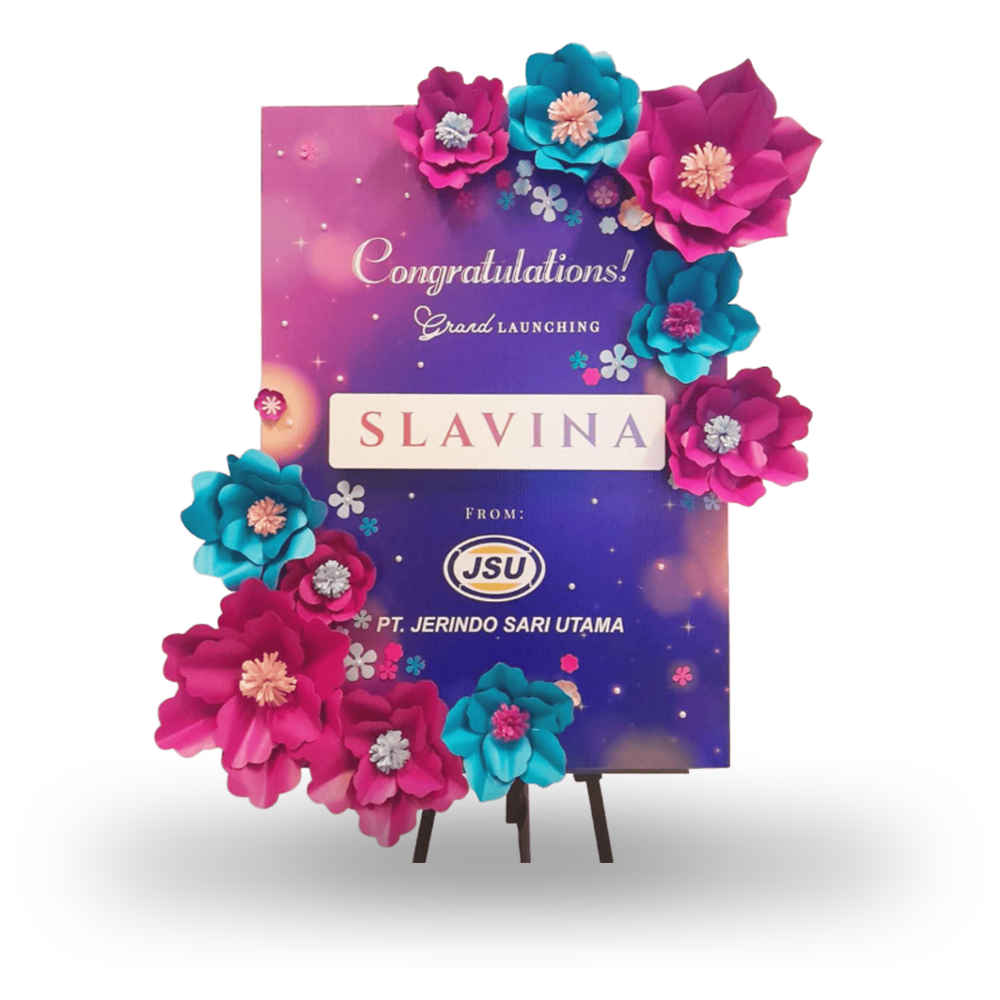 Grand Opening, Papan Bunga, Selamat