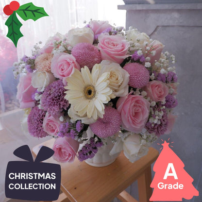 Christmas, Vase, Peony