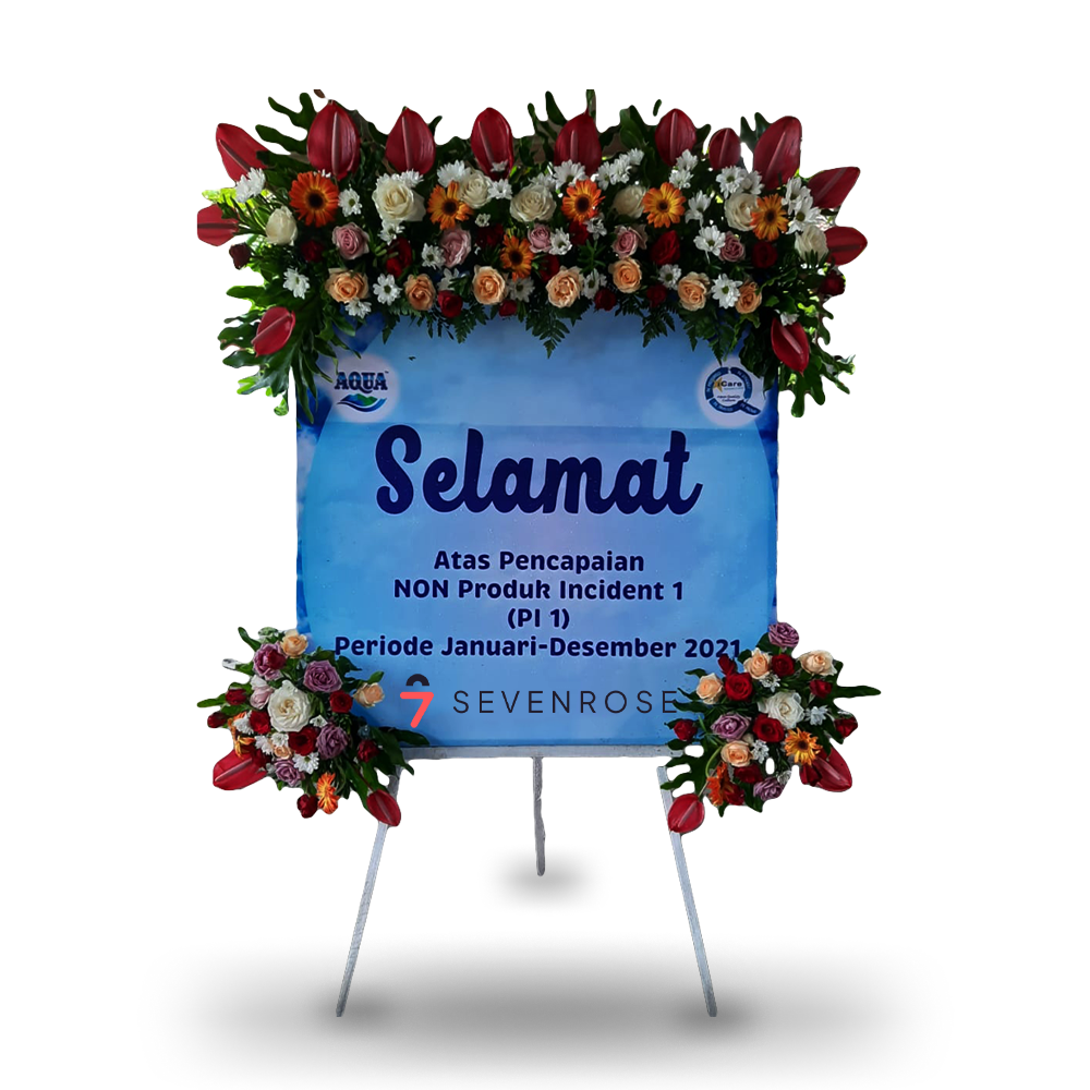 Papan Bunga, White, Selamat