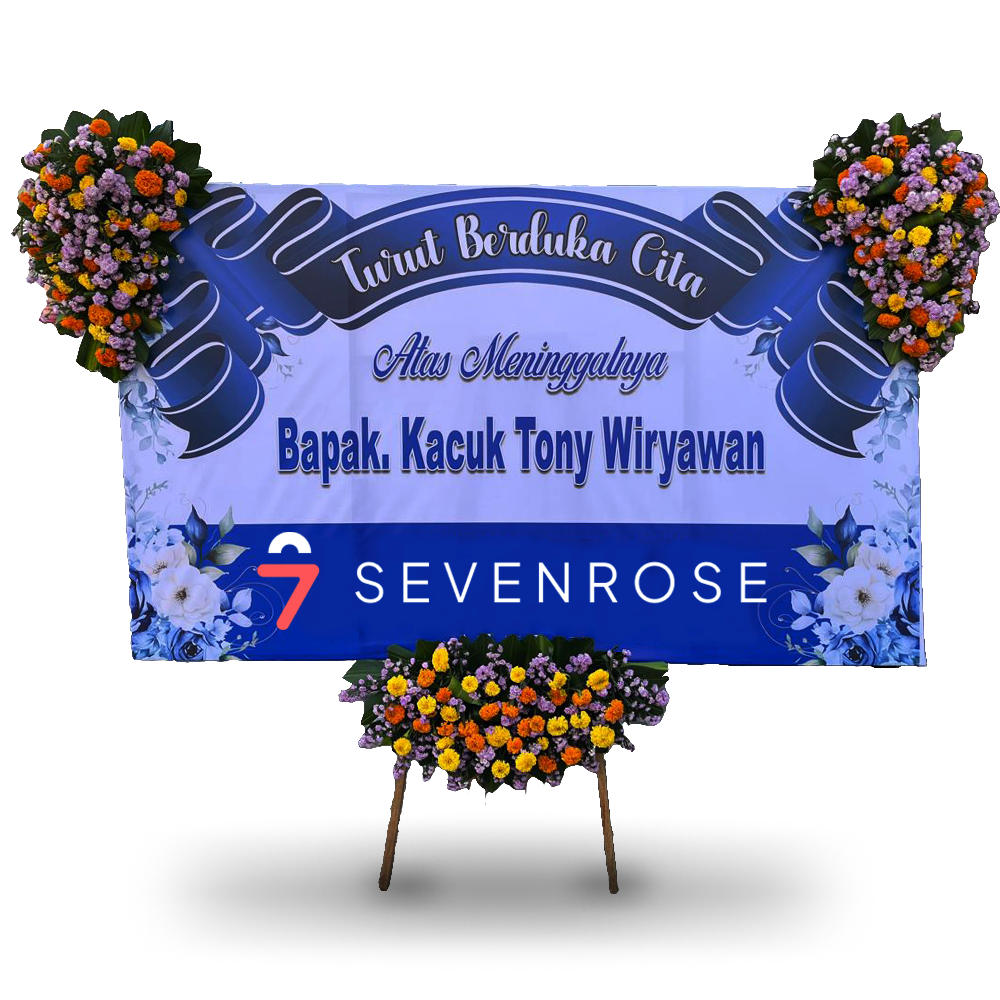 Papan Bunga, Duka Cita, Blue