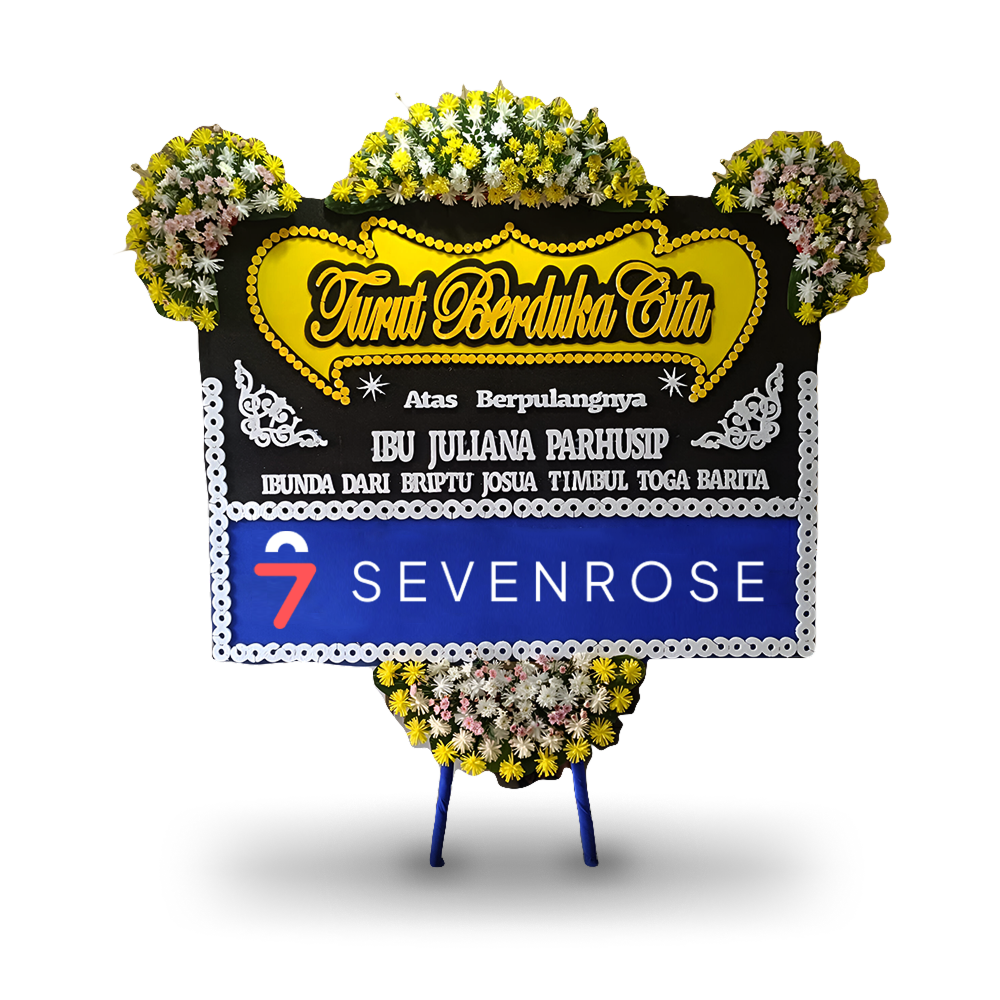 Papan Bunga, Duka Cita, Black