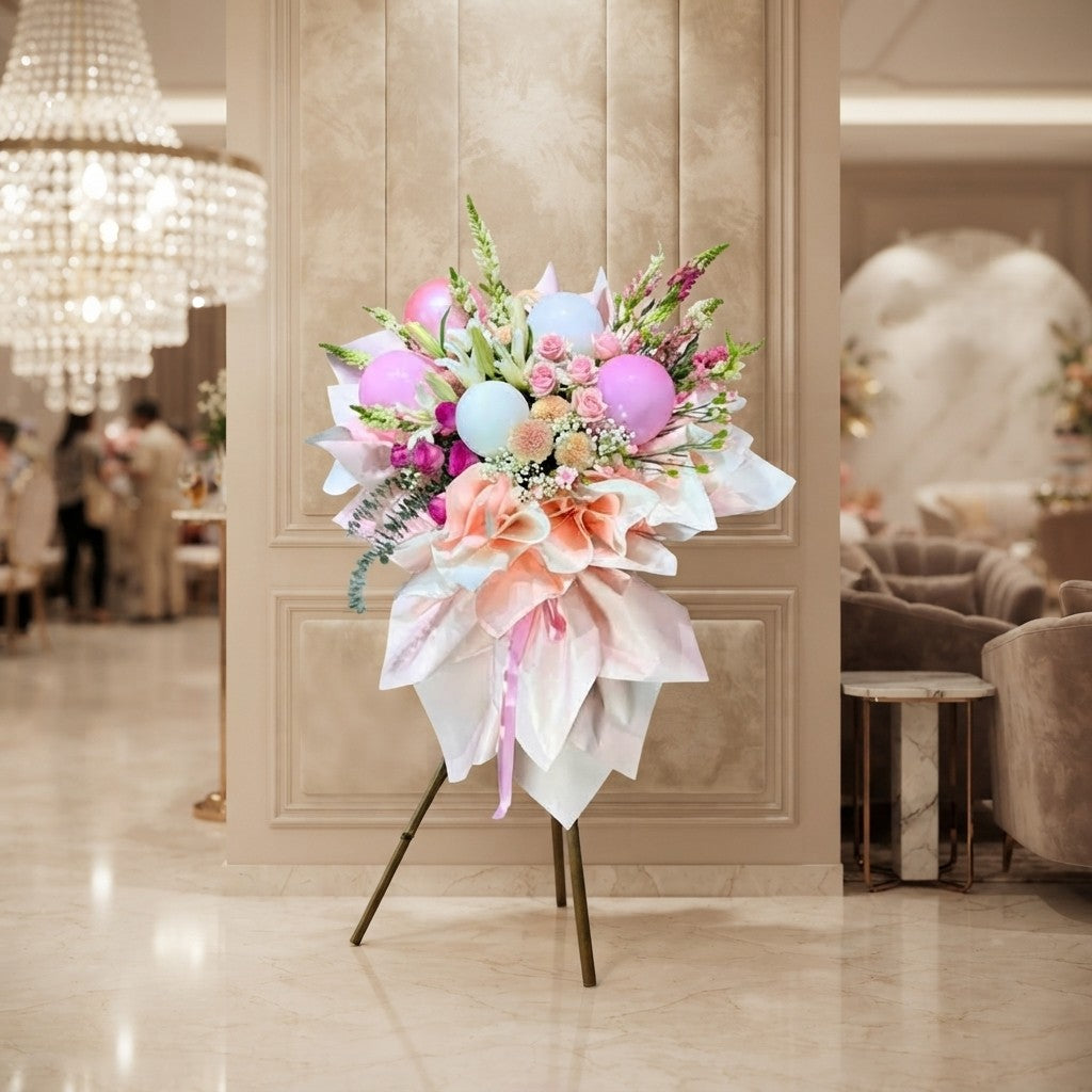 Congratulations, Standing Flower, Premium