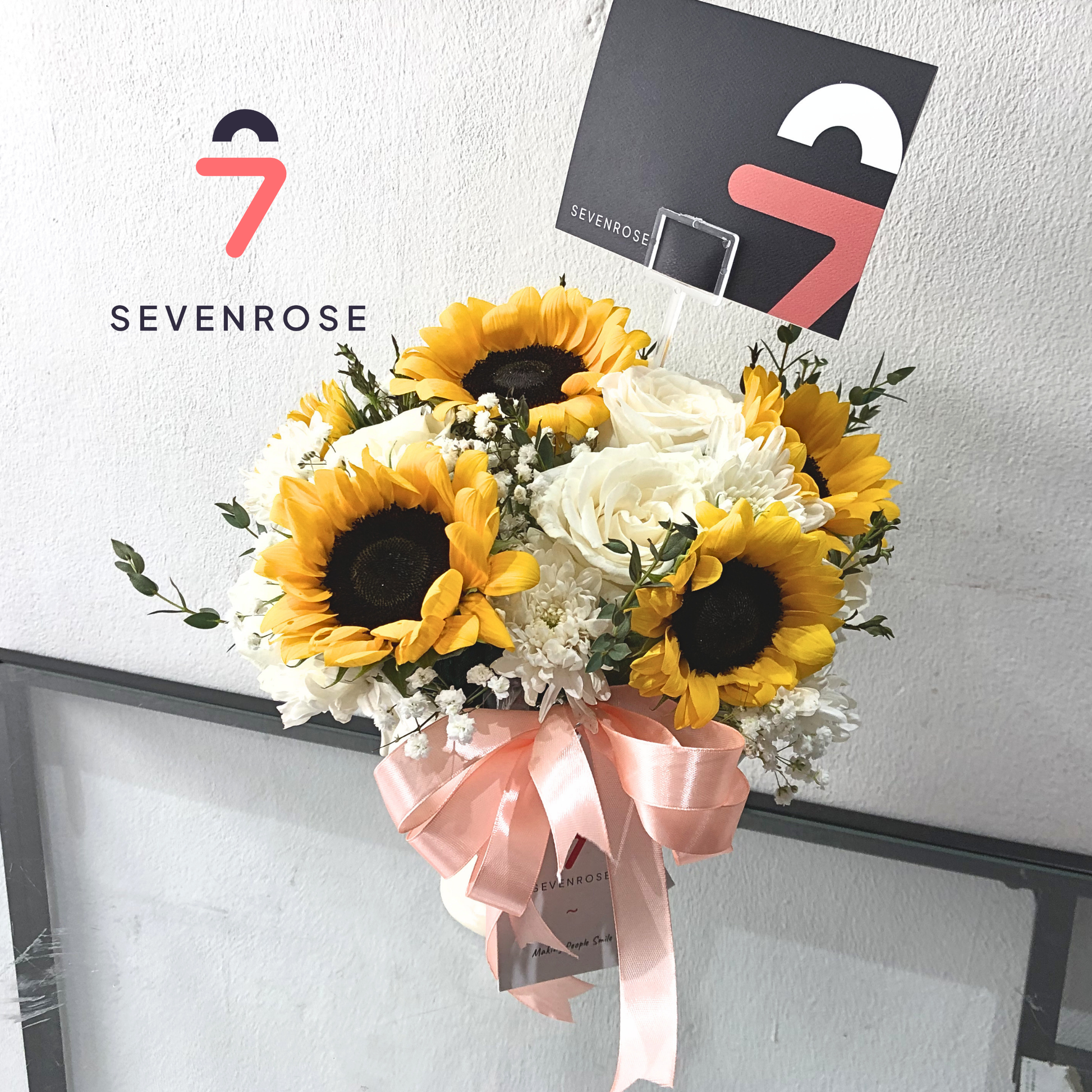 Elegan, Sun Flower, Vase