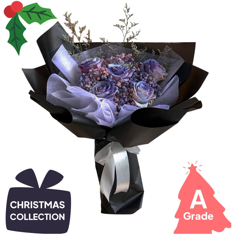 Christmas, Rose, Baby Breath