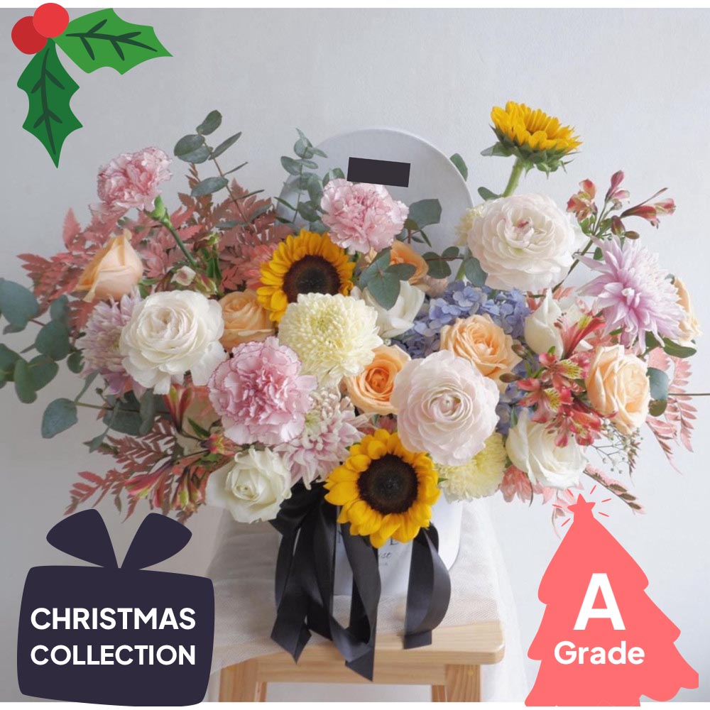 Christmas, Bloombox, Sun Flower