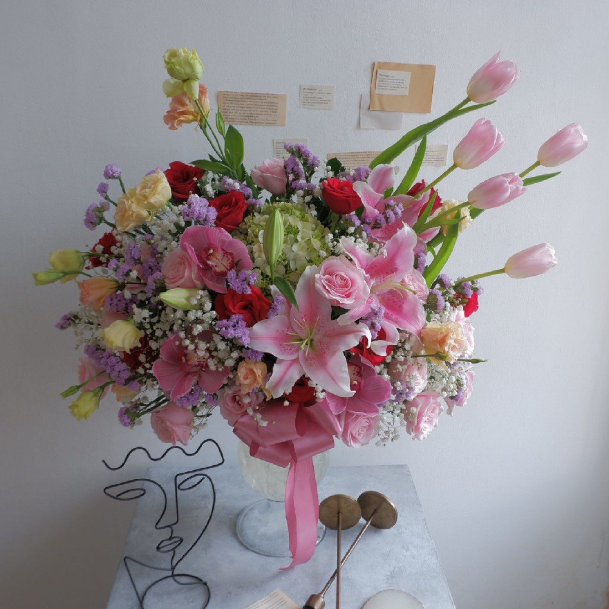 Lily, Rose, Vase