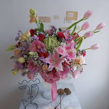 Lily, Rose, Vase