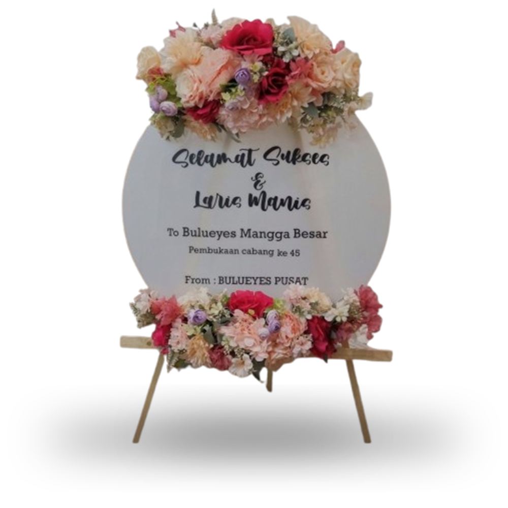 Papan Bunga, Grand Opening, Selamat