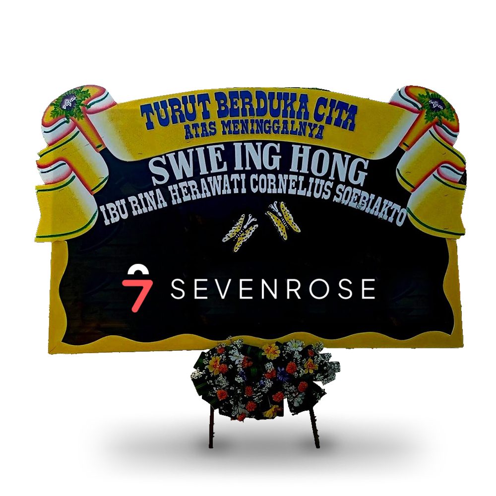 Papan Bunga, Duka Cita, Black