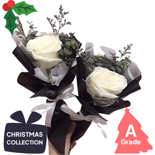 Single Stem Roses White