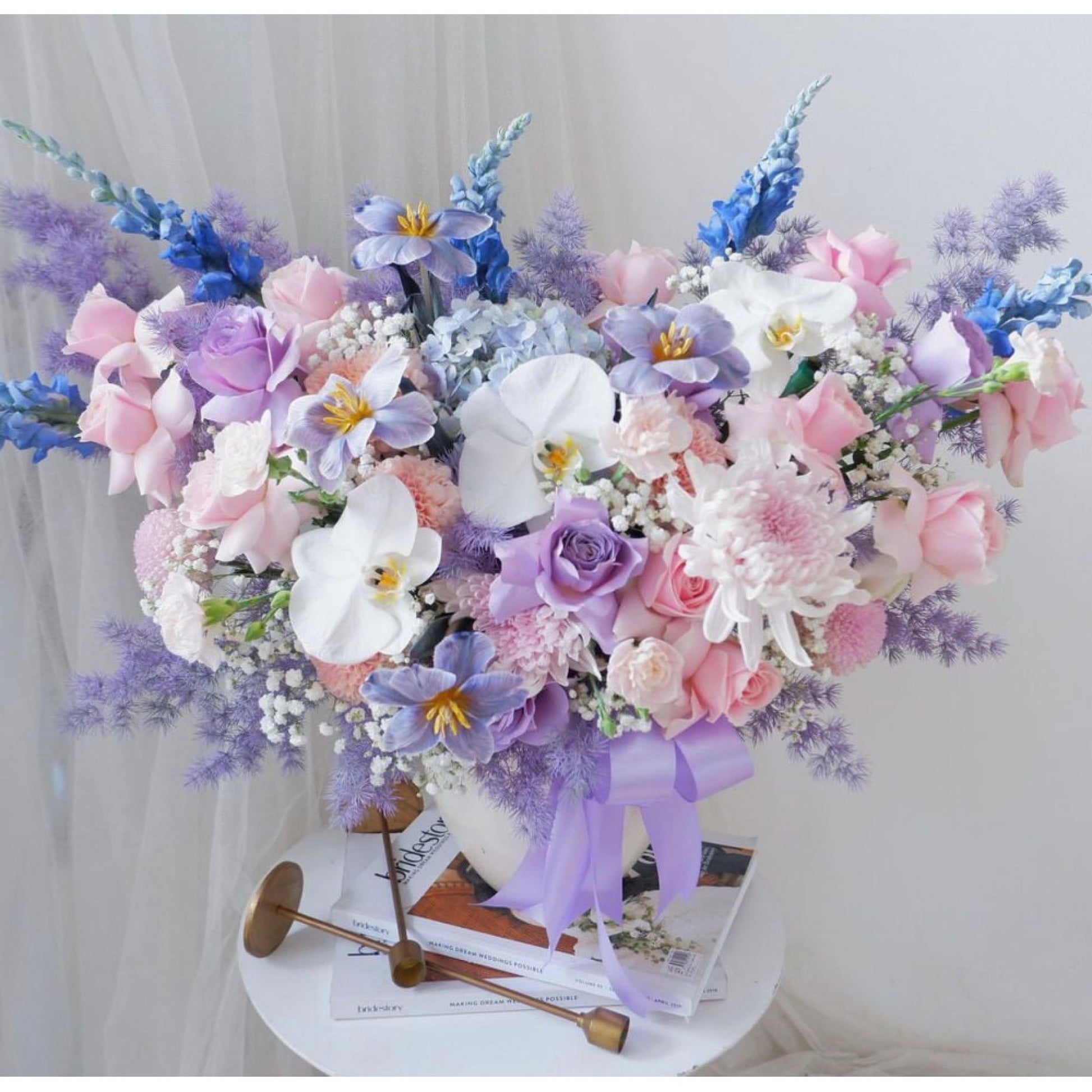 Vase, Purple, Rose