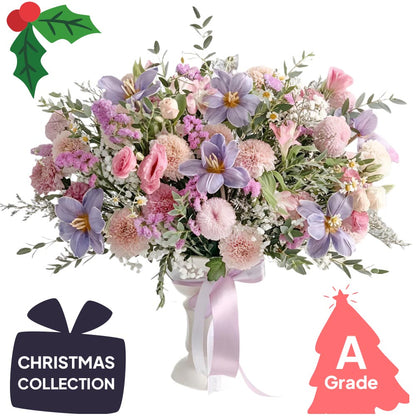 Christmas, Vase, Peony