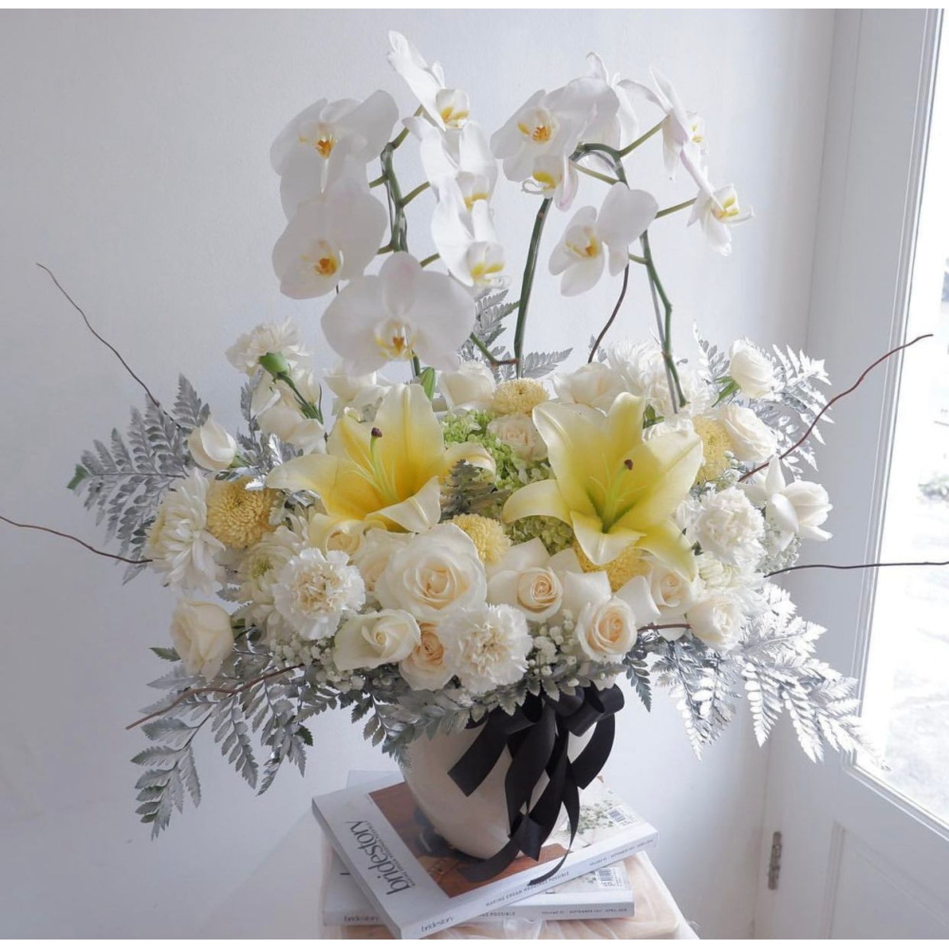 Orchid, Vase, Lily