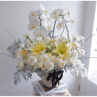 Orchid, Vase, Lily