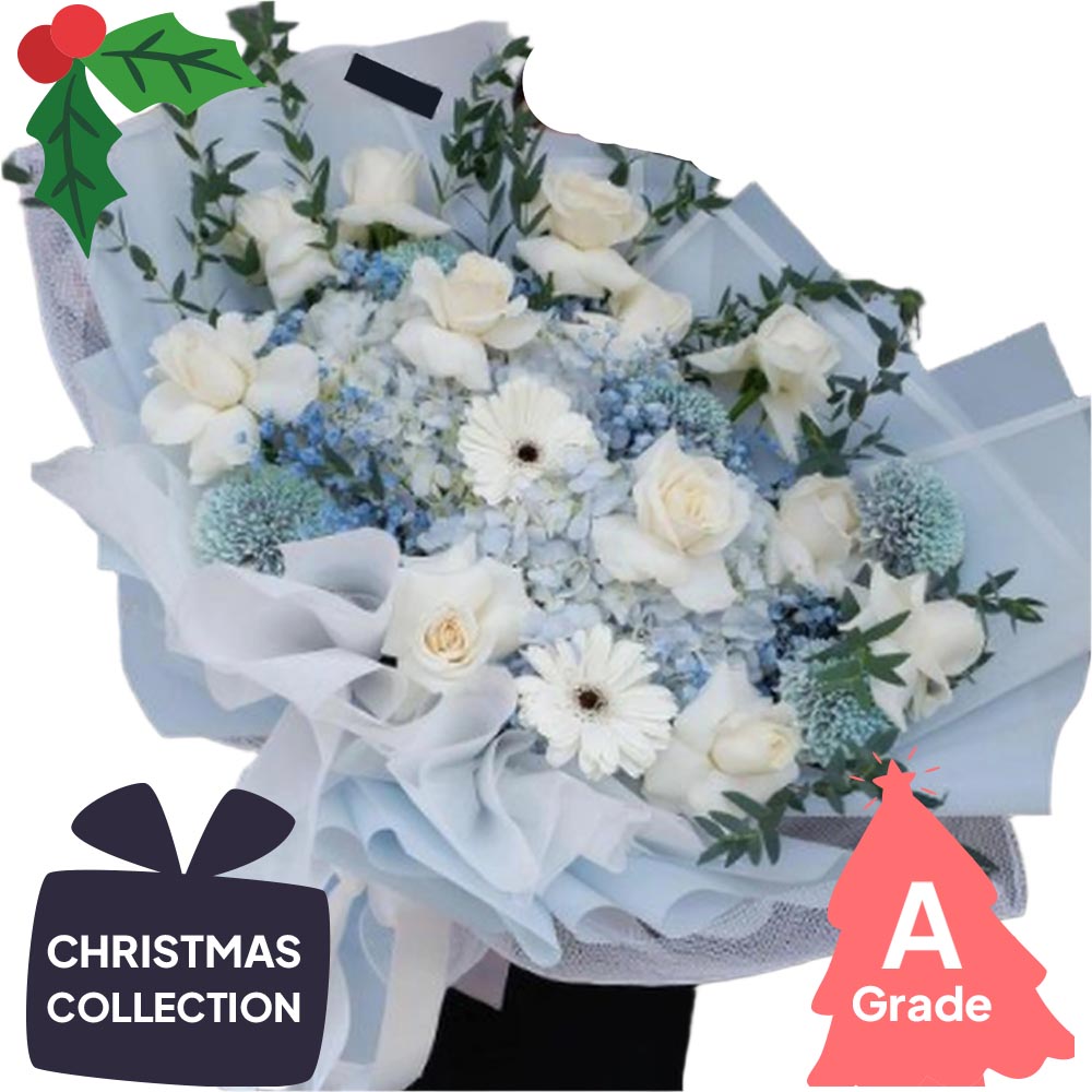 Christmas, Hydrangea, Bouquet