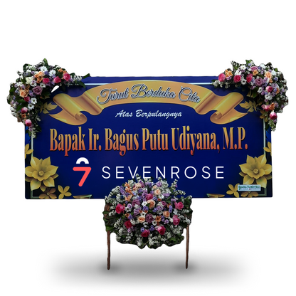 Papan Bunga, Blue, Duka Cita