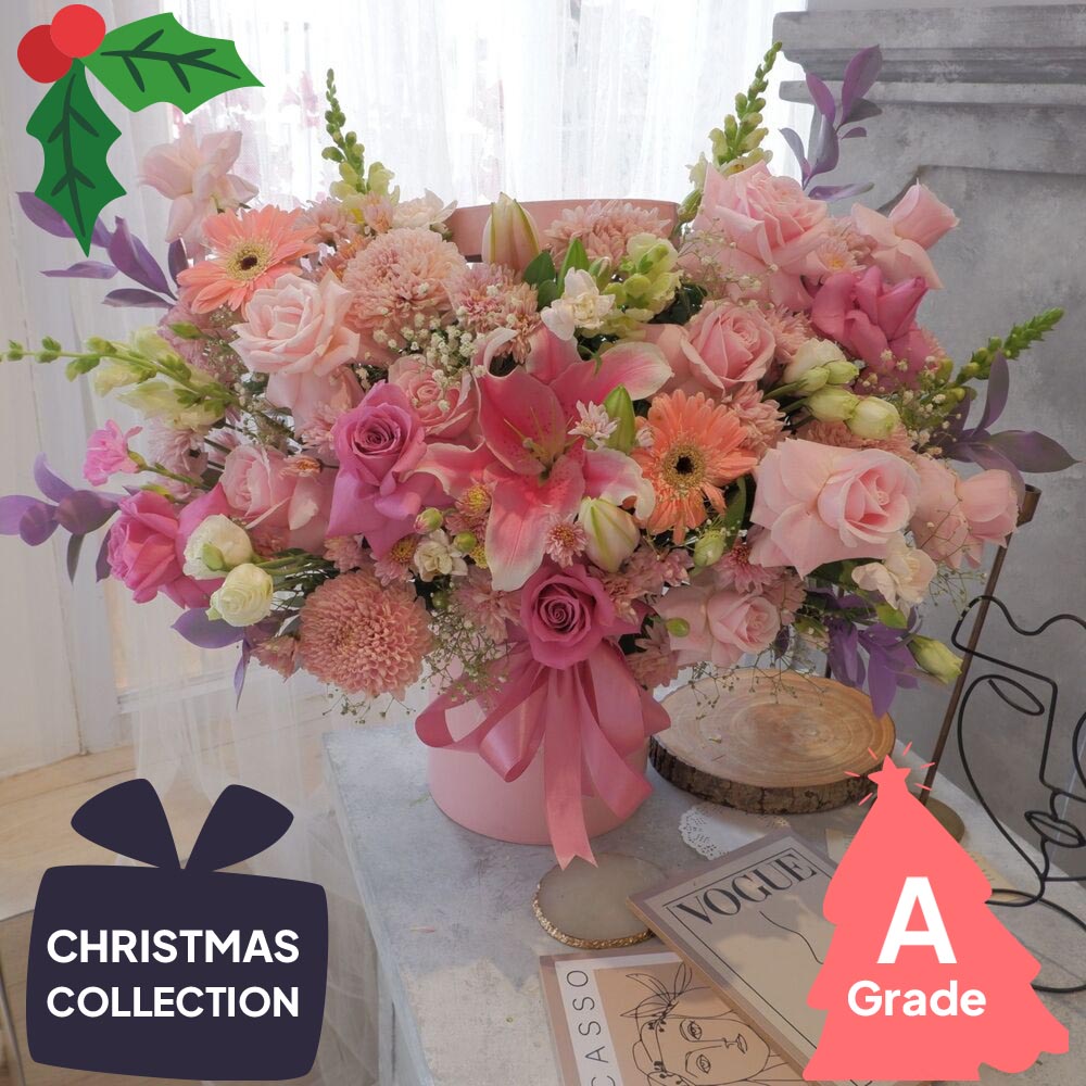 Christmas, Bloombox, Rose