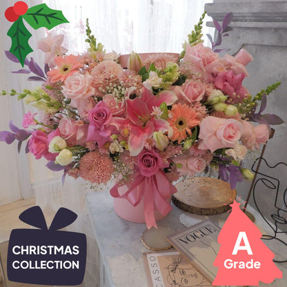 Christmas, Bloombox, Rose