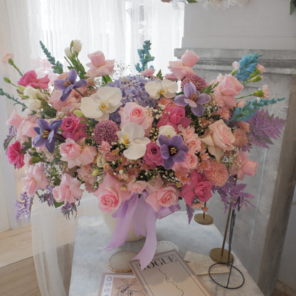 Lily, Vase, Rose