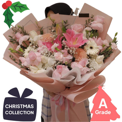 Christmas, Lily, Rose