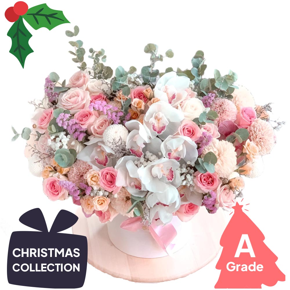 Christmas, Bloombox, Rose