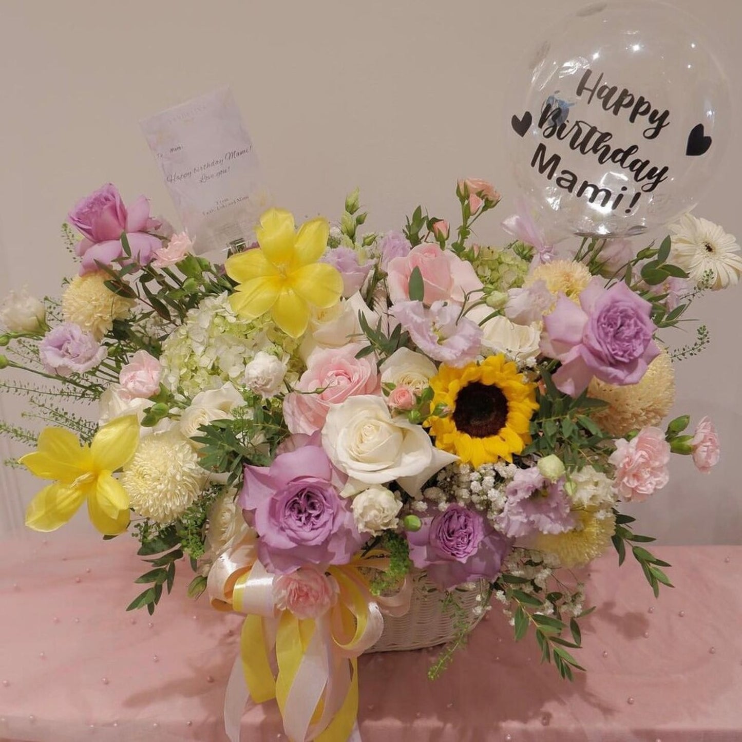 Fresh Flower, Basket Flower, Birthday