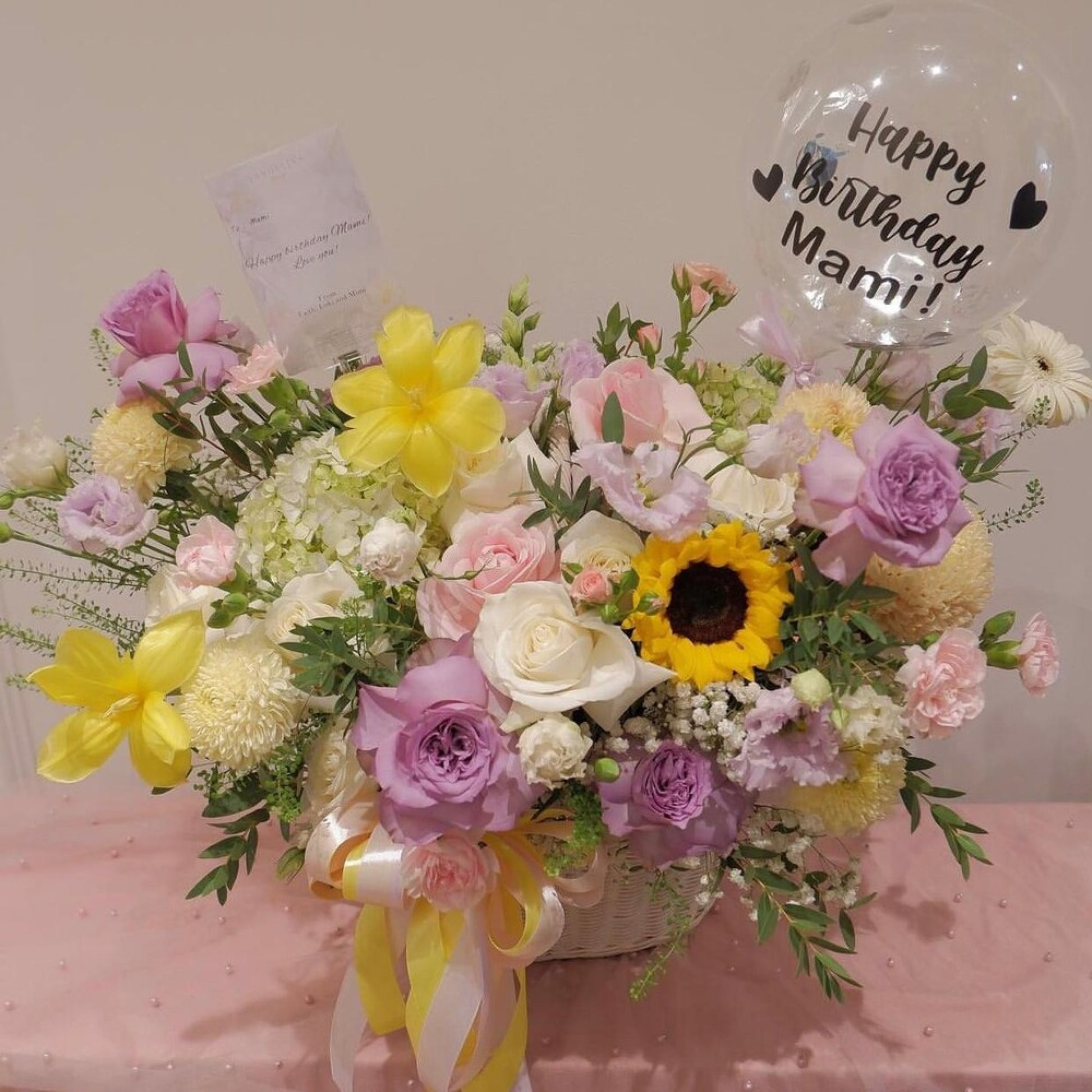 Fresh Flower, Basket Flower, Birthday