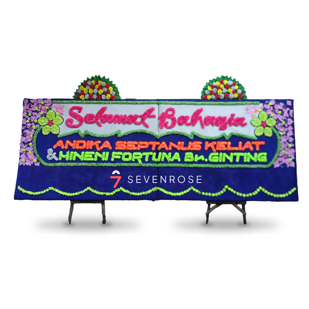Papan Bunga, Blue, Selamat