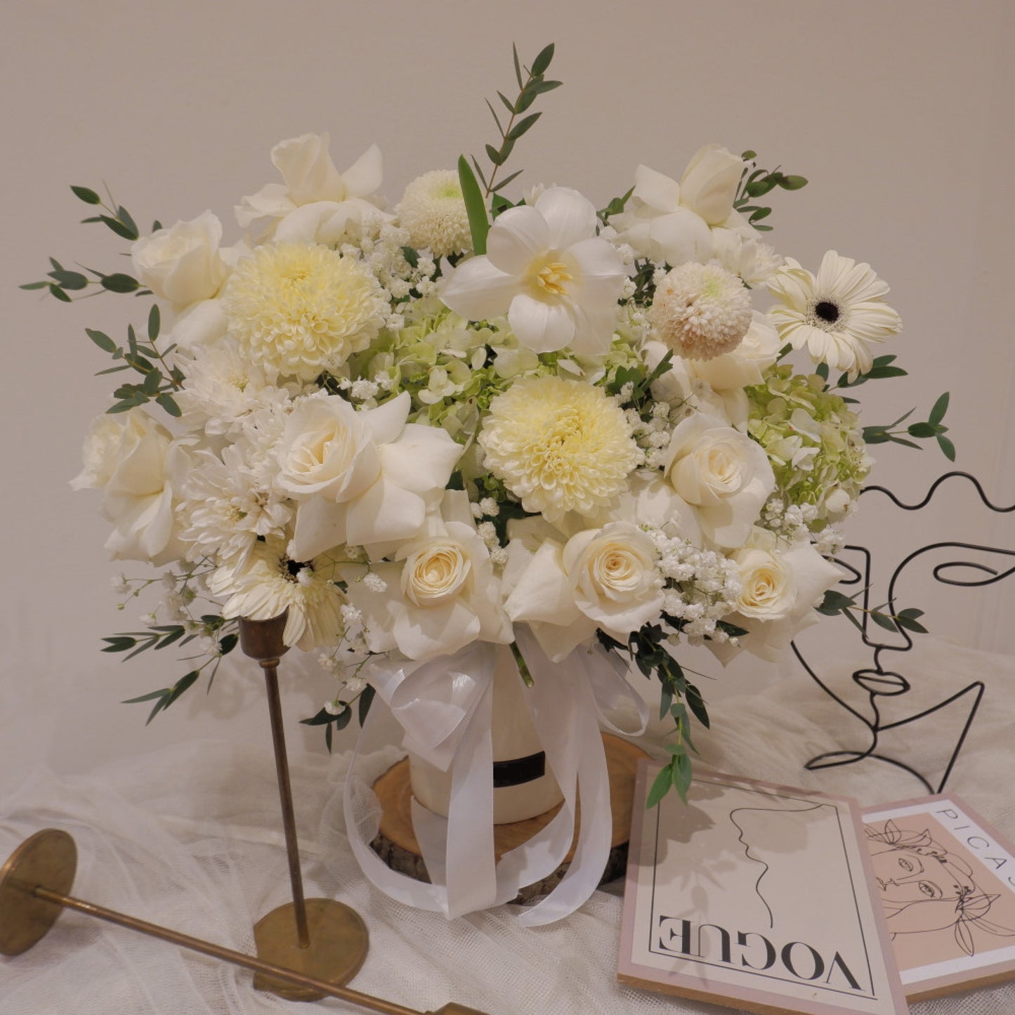 Rose, Vase, Premium