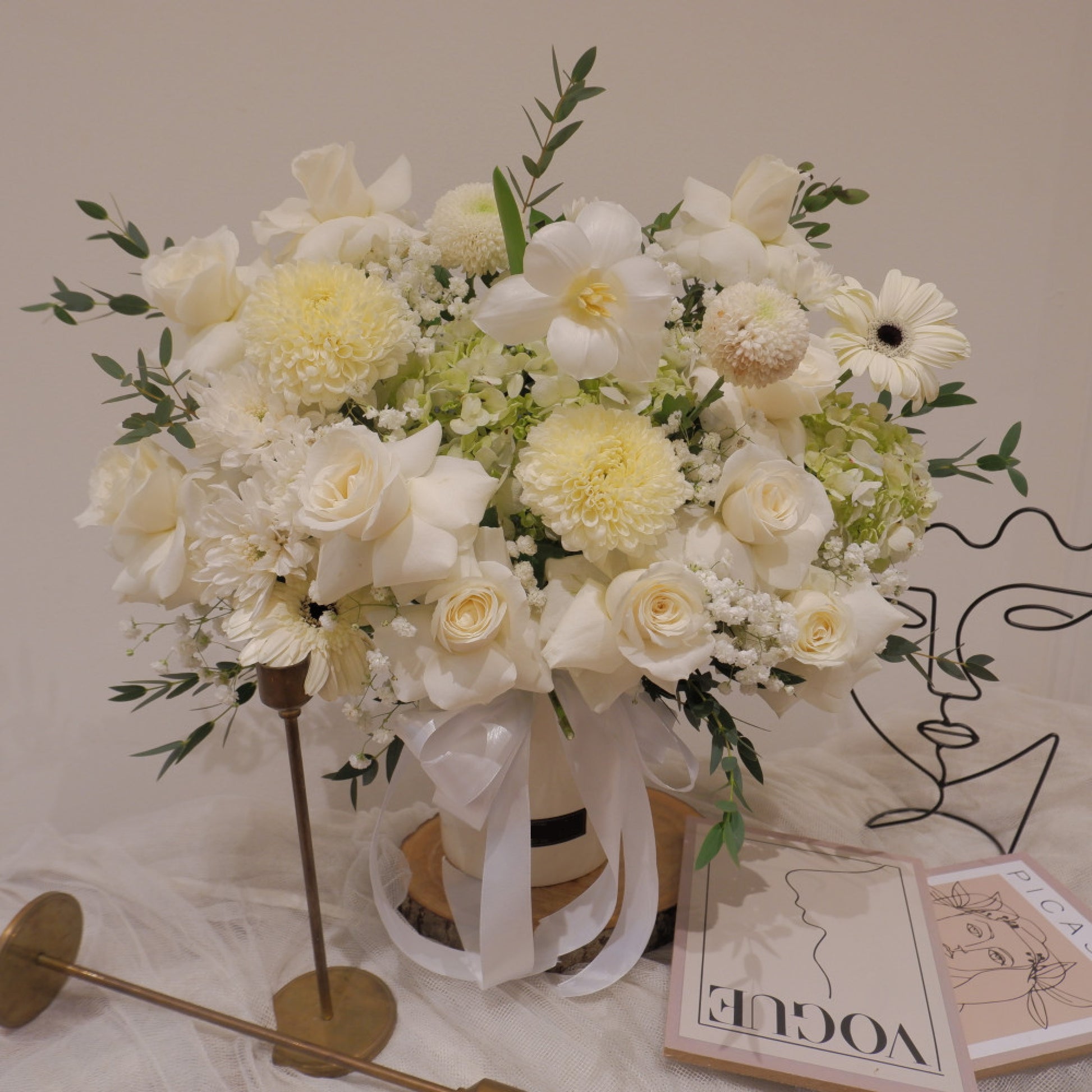 Rose, Vase, Premium
