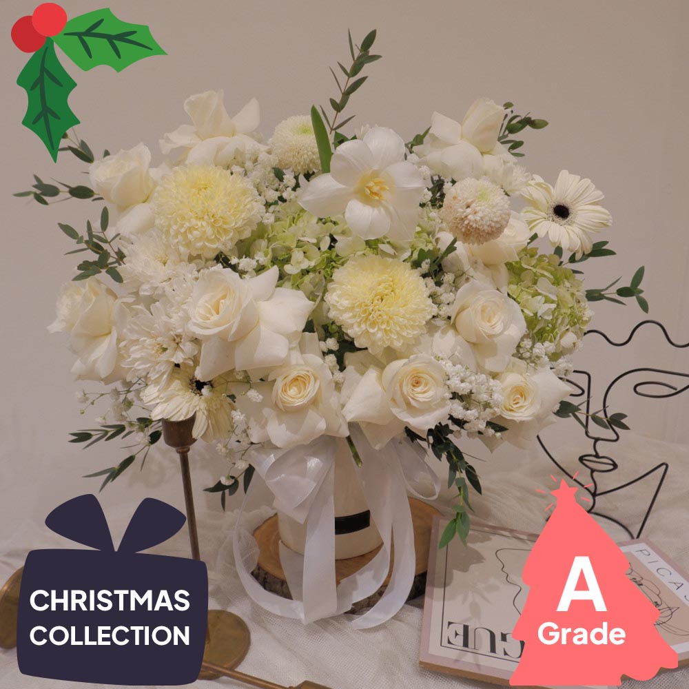 Christmas, Vase, Peony