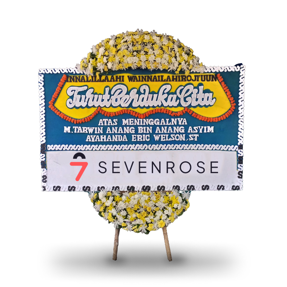 Papan Bunga, Duka Cita, Blue