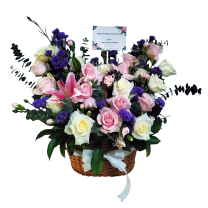 Rose, Graduation, Basket Flower