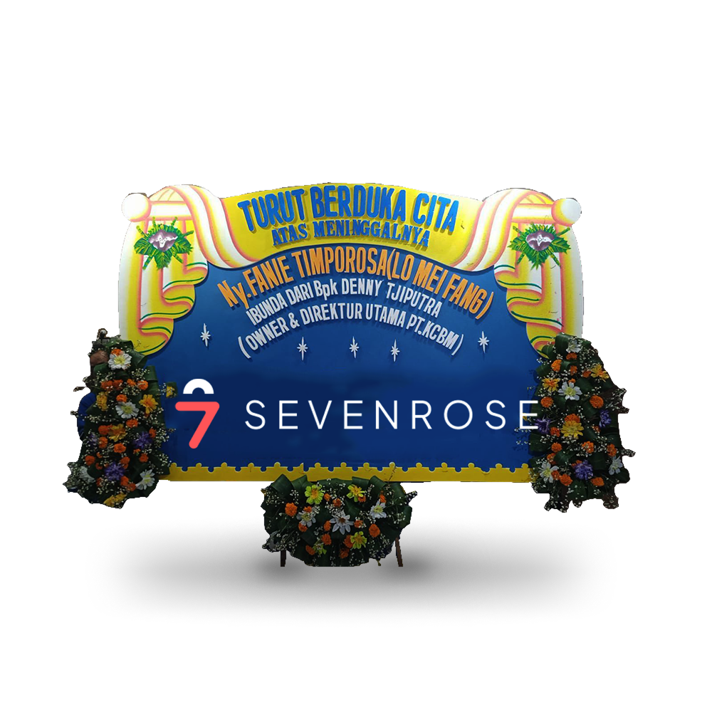 Papan Bunga, Duka Cita, Blue