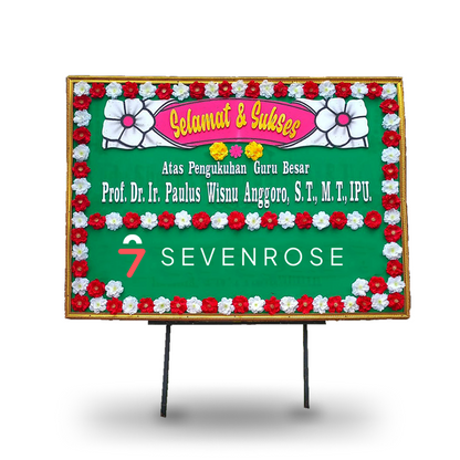Papan Bunga, Green, Selamat