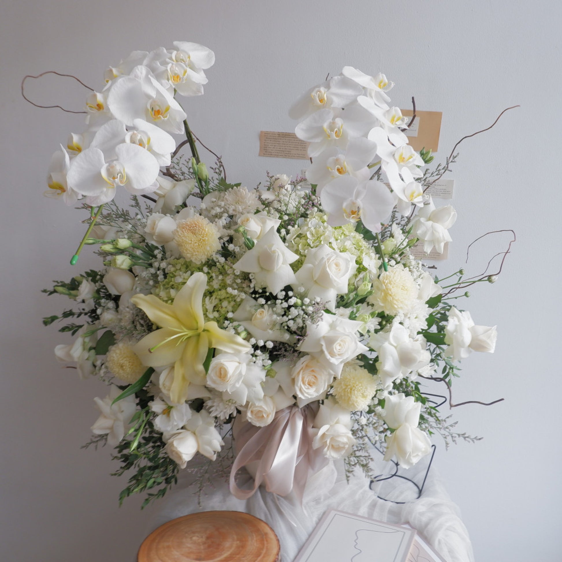 Vase, Lily, Orchid