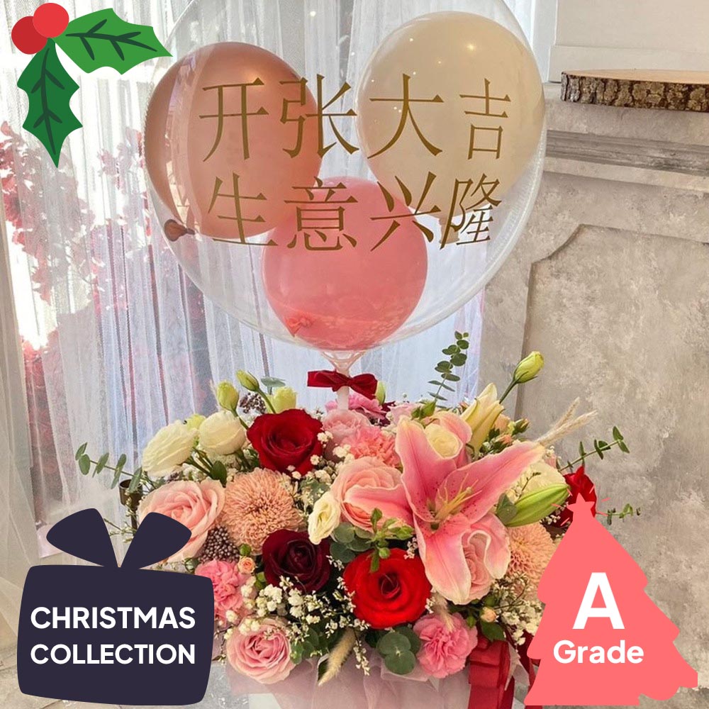 Christmas, Hot Air Bloombox, Elegan