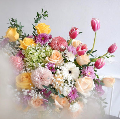 Garbera, Vase, Rose
