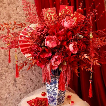 Vase, Rose, Imlek
