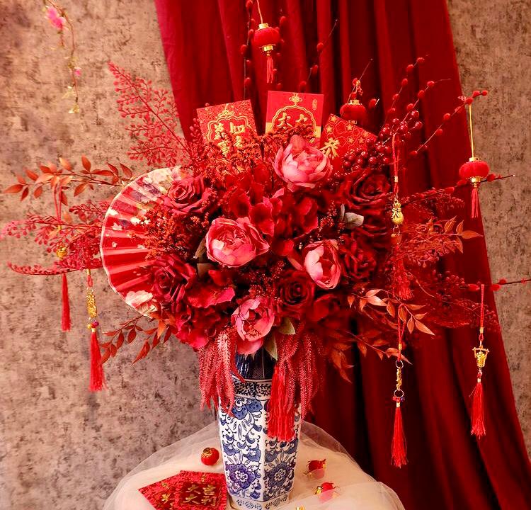 Vase, Elegan, Chinese Year