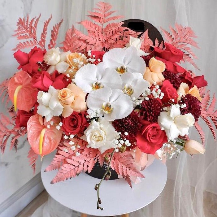 Bloombox, Orchid, Rose