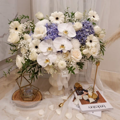 Orchid, Vase, Garbera