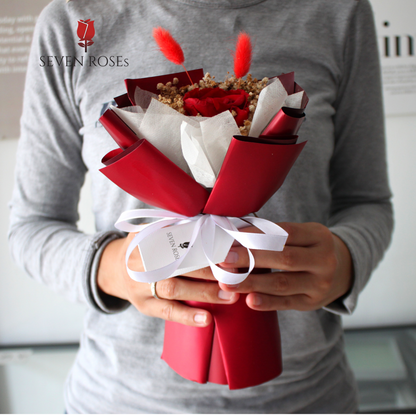 Red Rose, Bouquet Flower, Elegan
