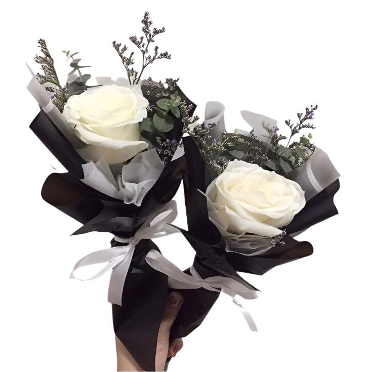 Bouquet Flower, Graduation, Valentine, White Rose