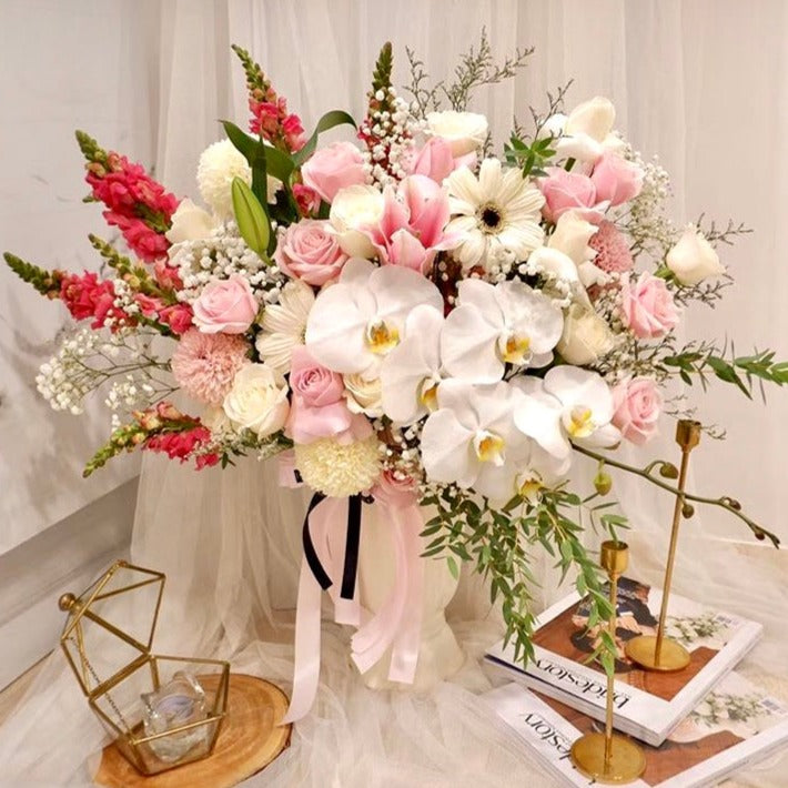 Orchid, Rose, Snapdragon