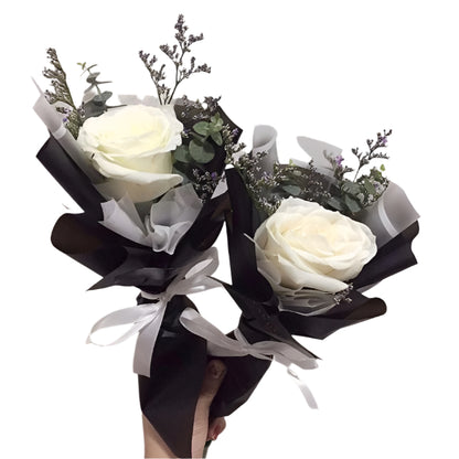 Single Stem Roses White