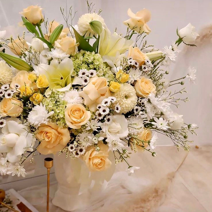 Vase, Fresh, Rose